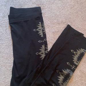 Pink Leggings with Side Design